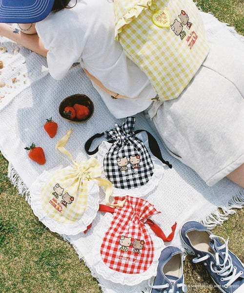 NE55【Hello Kitty】MILKFED. × HELLO KITTY 束口袋