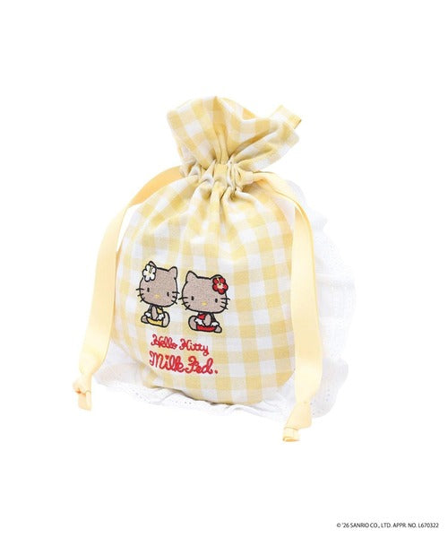 NE55【Hello Kitty】MILKFED. × HELLO KITTY 束口袋