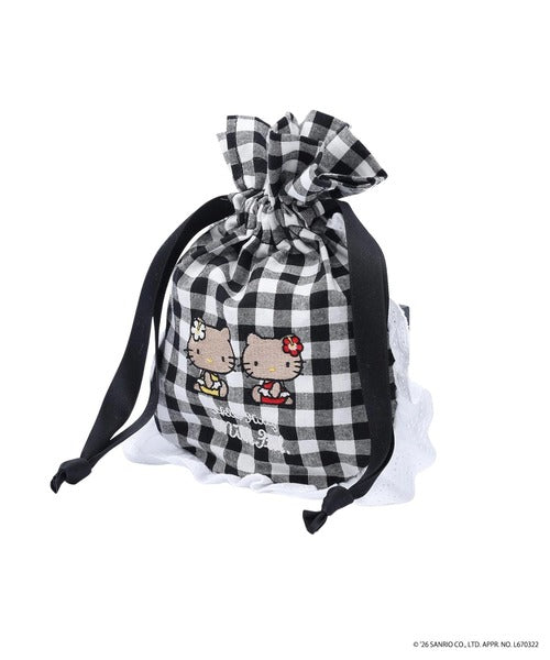 NE55【Hello Kitty】MILKFED. × HELLO KITTY 束口袋