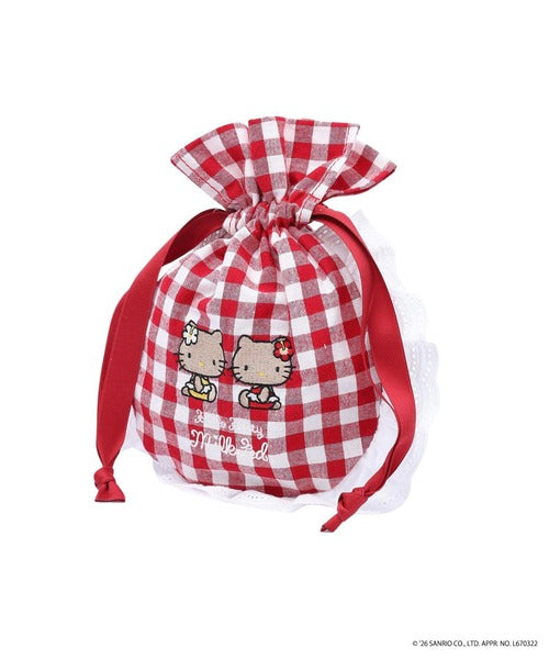 NE55【Hello Kitty】MILKFED. × HELLO KITTY 束口袋