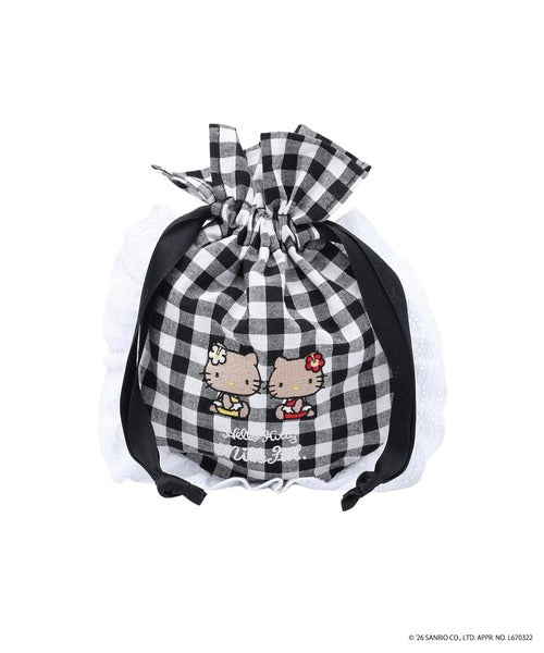 NE55【Hello Kitty】MILKFED. × HELLO KITTY 束口袋