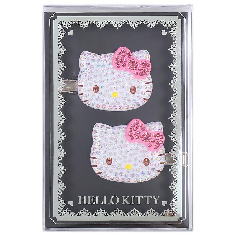 ML86 （台灣現貨）【Hello Kitty】三麗鷗少見精緻水鑽髮夾