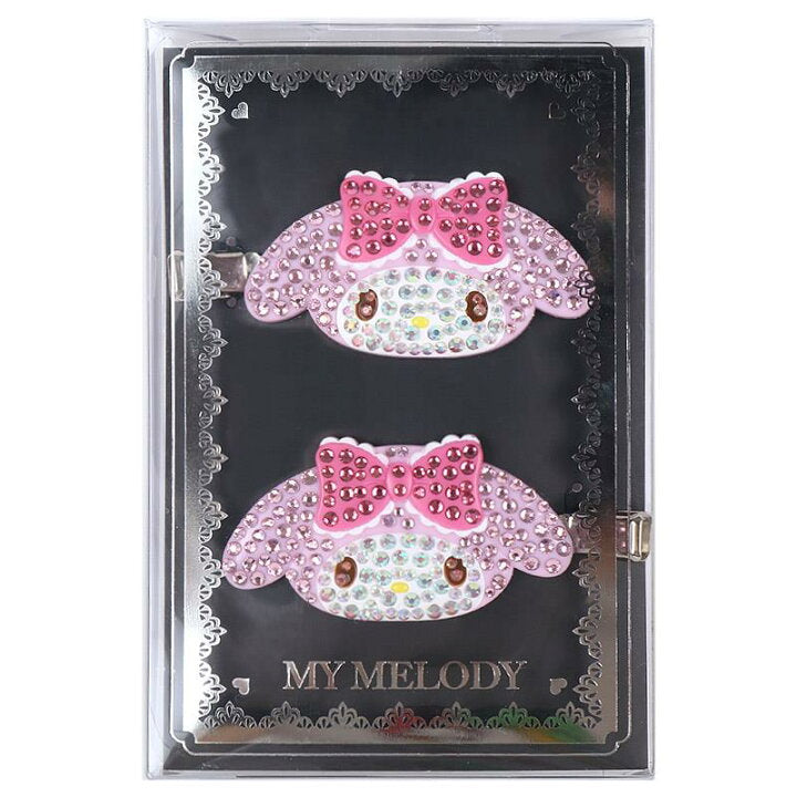 ML86 （台灣現貨）【Hello Kitty】三麗鷗少見精緻水鑽髮夾