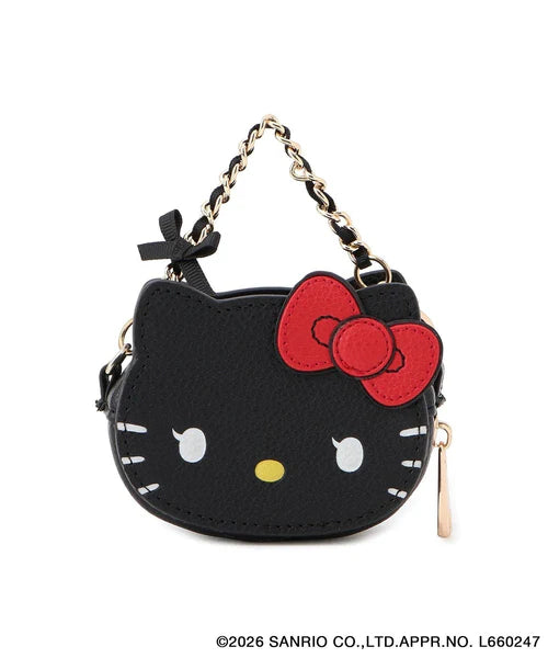 ML90 （台灣現貨） 【Hello Kitty】日牌服飾聯名款 - 精緻皮革Kitty吊飾