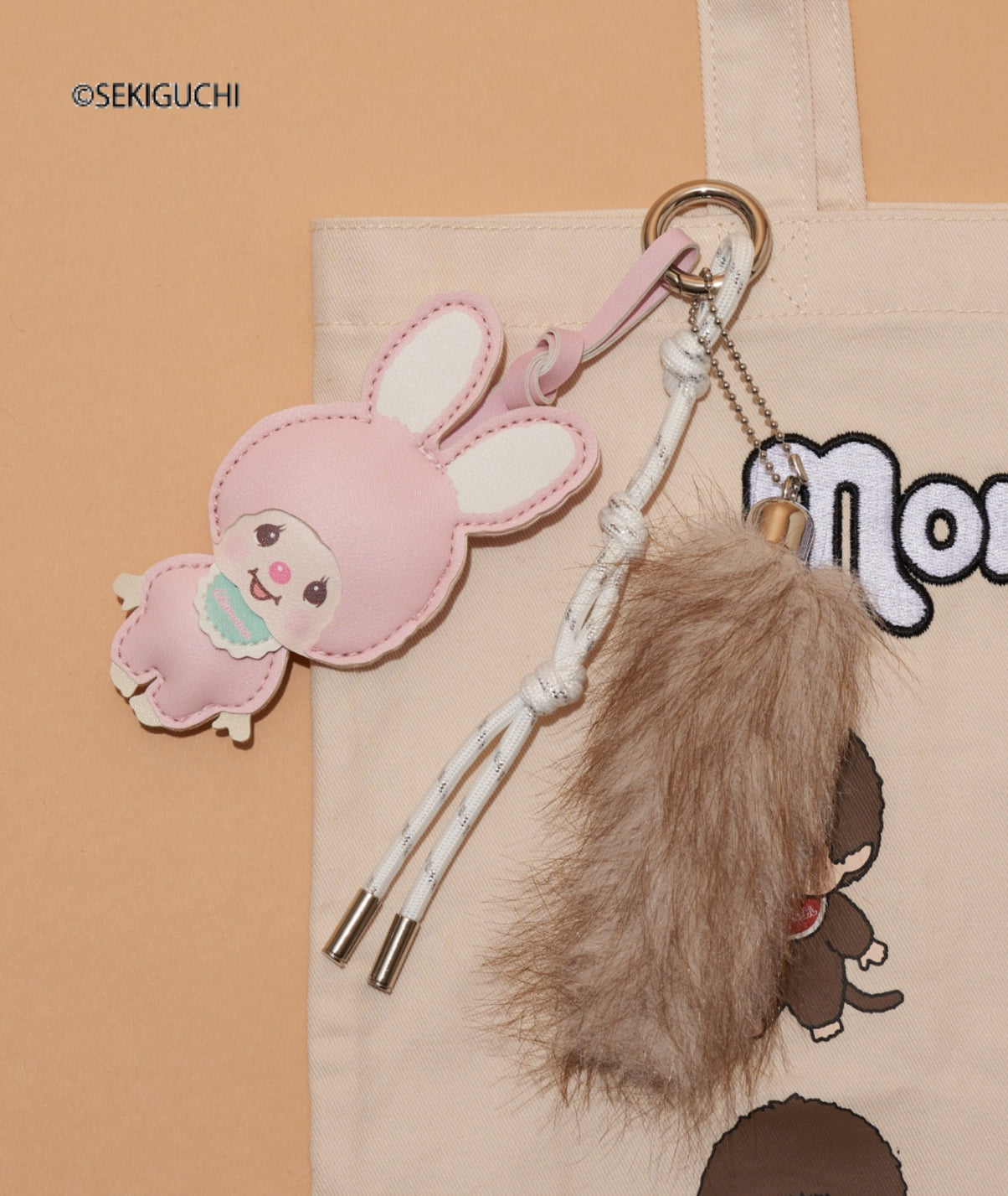 NE15 （台灣現貨）【Monchichi】服飾品牌聯名蒙奇奇精緻吊飾組
