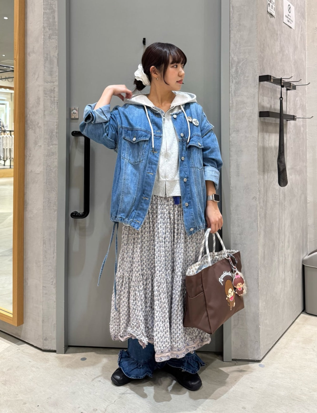 NE15 （台灣現貨）【Monchichi】服飾品牌聯名蒙奇奇精緻吊飾組