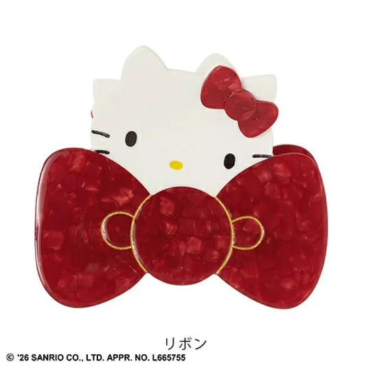 NE19 【Hello Kitty】（預購8月底）Cosme Kitchen 聯名精緻髮夾 - 蝴蝶結