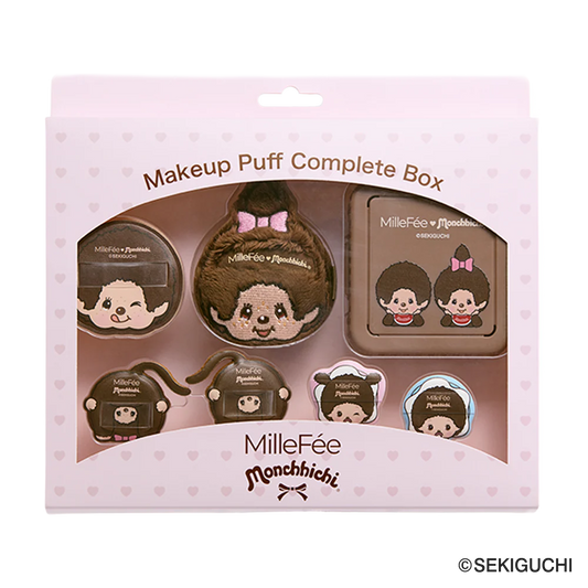 NE22 【Monchichi】Millefee Tokyo聯名 - 粉撲組盒