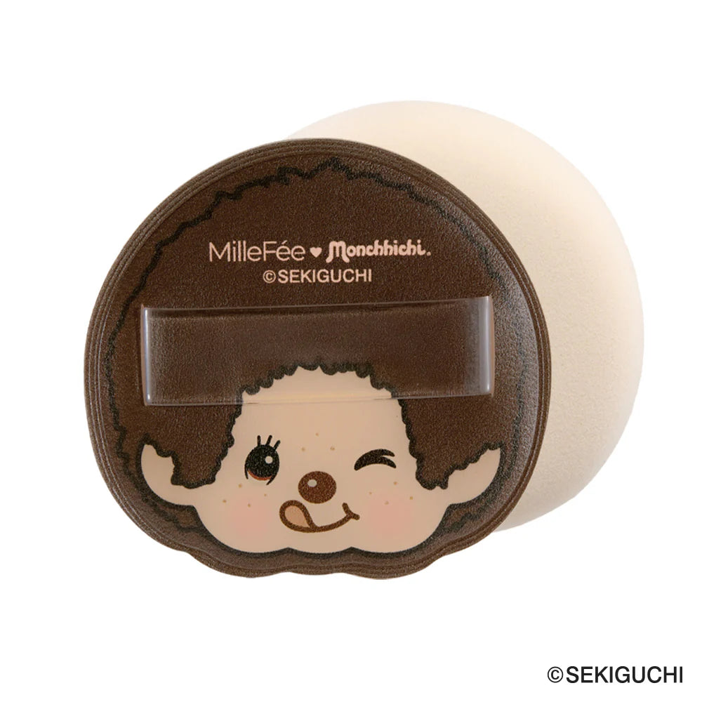 NE22 【Monchichi】Millefee Tokyo聯名 - 粉撲組盒