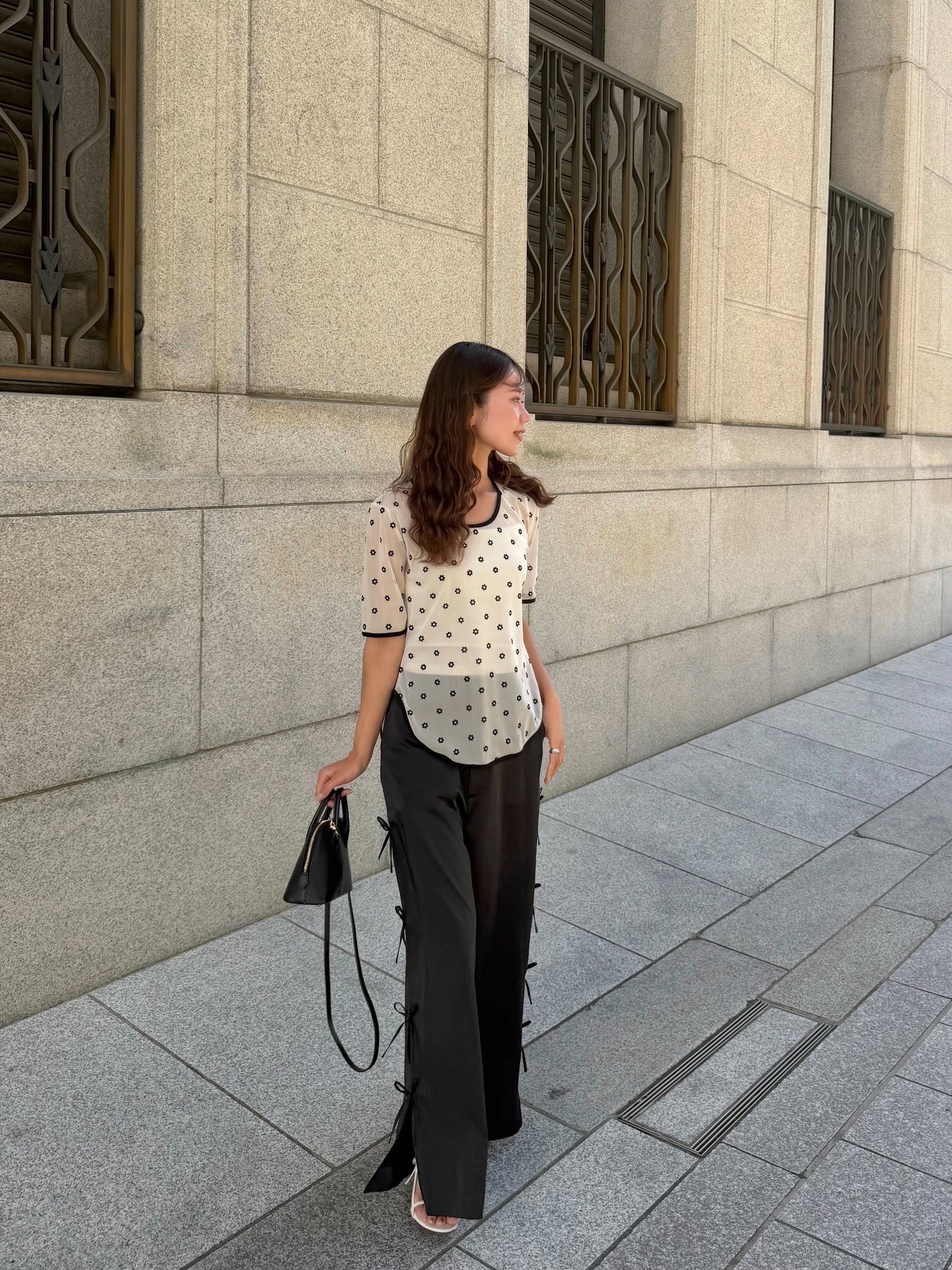 LM03（預購8月）【Hyeon】ribbon pants