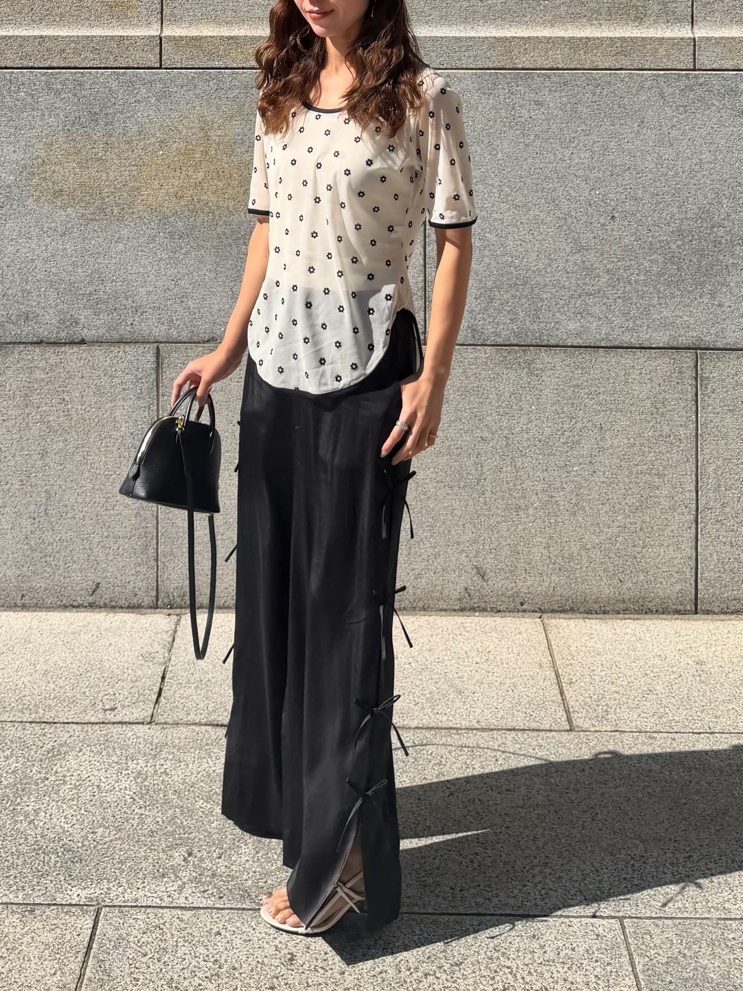 LM03（預購8月）【Hyeon】ribbon pants