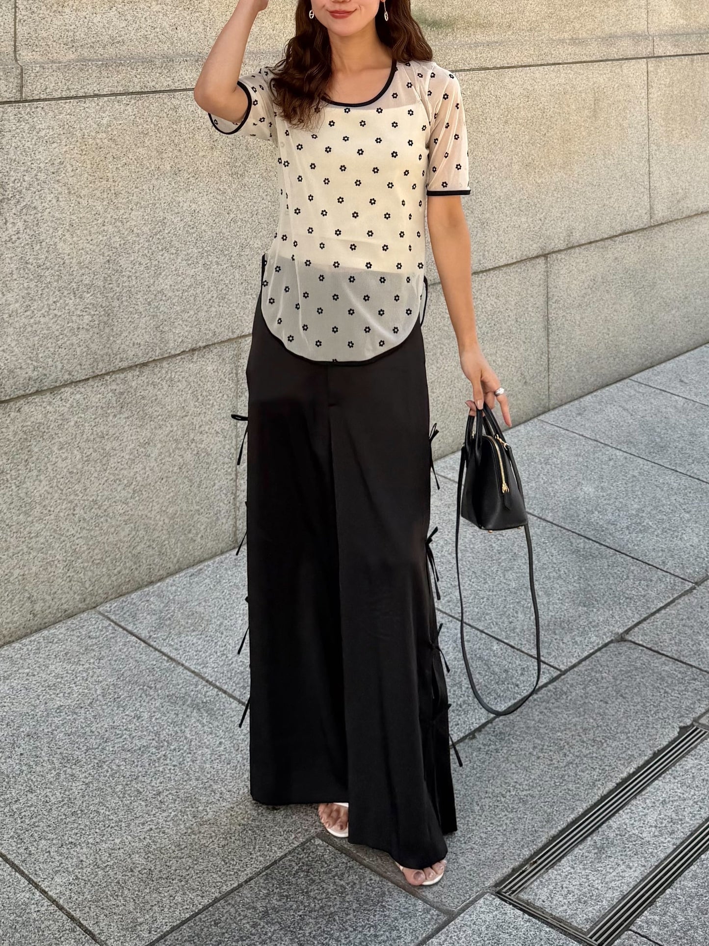 LM03（預購8月）【Hyeon】ribbon pants