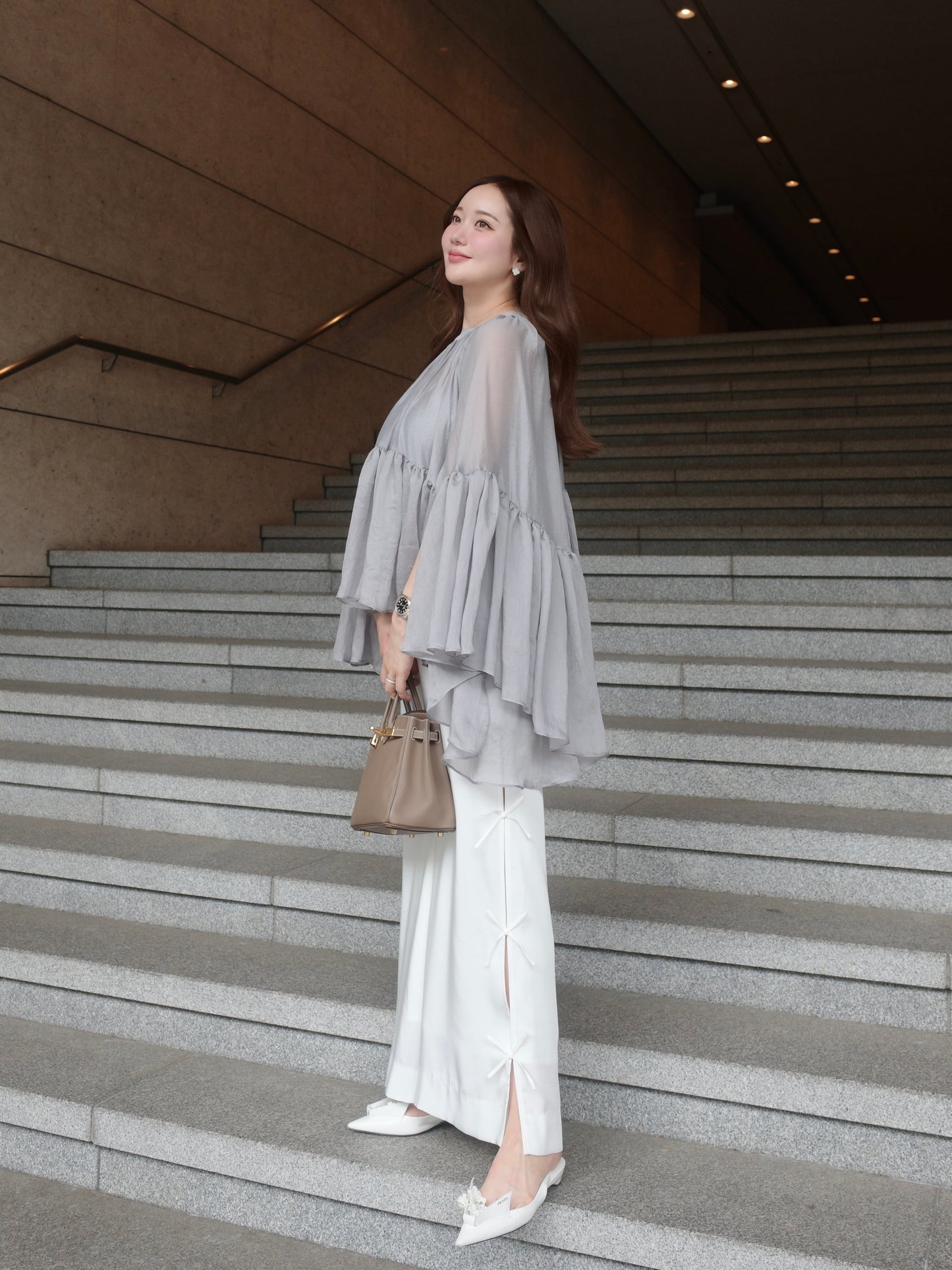 LM03（預購8月）【Hyeon】ribbon pants