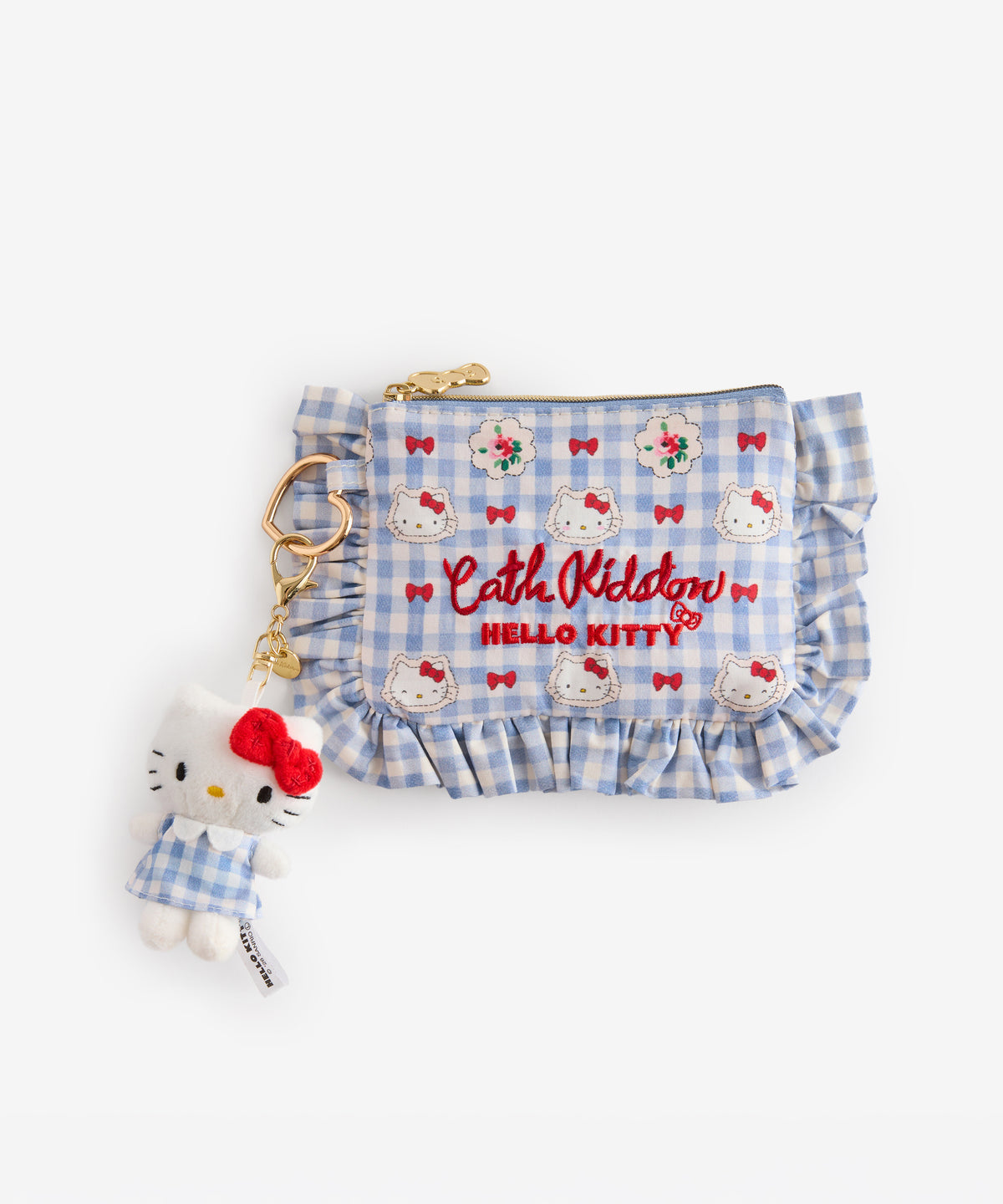NE25（預購7月）【Hello Kitty】Cath Kidston London夢幻聯名 - 限量經典面紙包+吊飾組