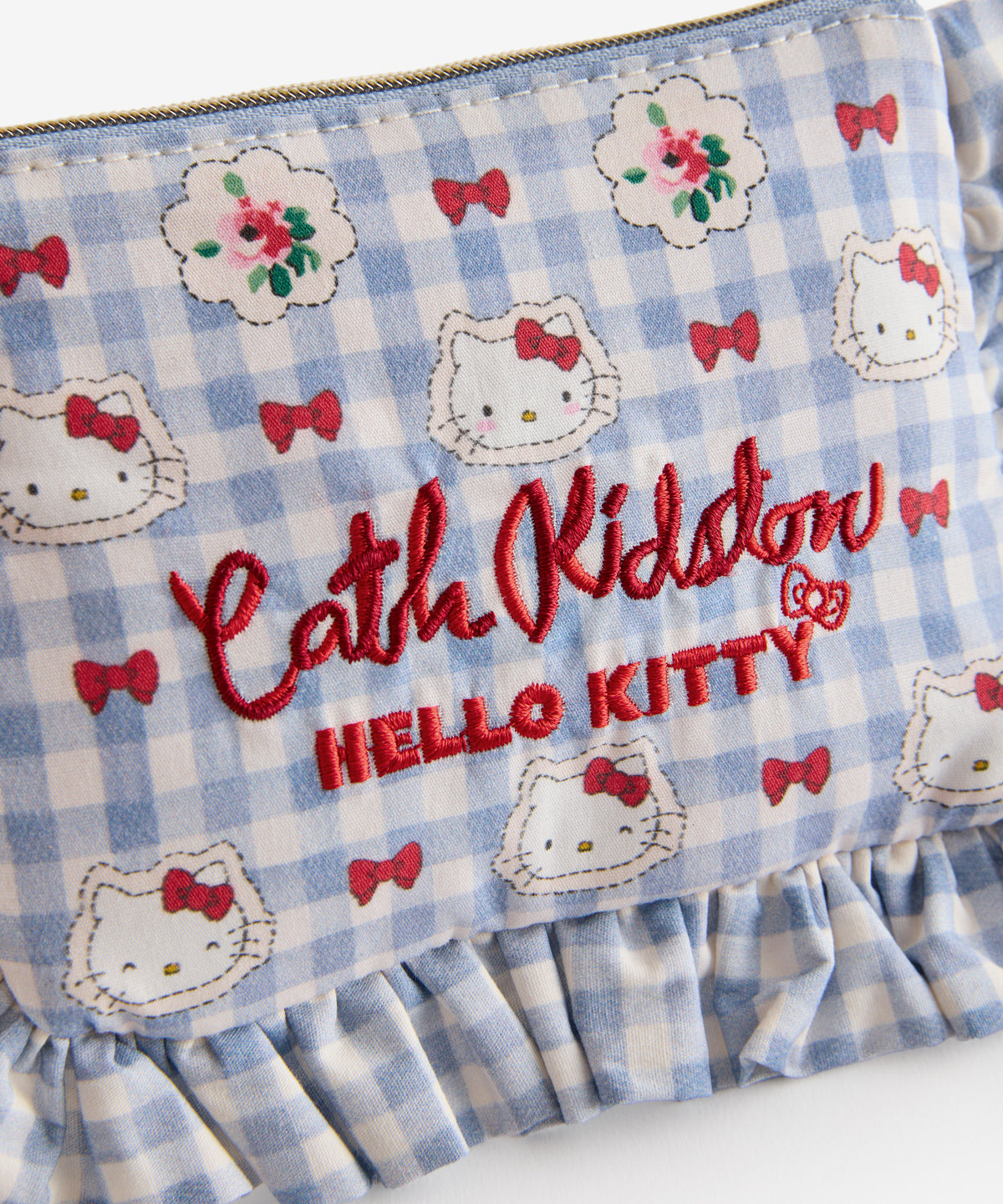 NE25（預購7月）【Hello Kitty】Cath Kidston London夢幻聯名 - 限量經典面紙包+吊飾組