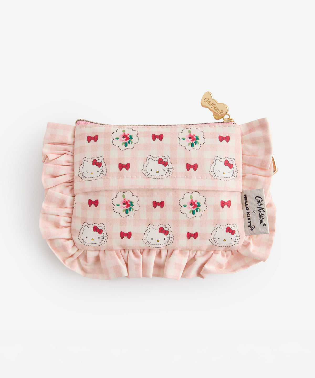 NE25（預購7月）【Hello Kitty】Cath Kidston London夢幻聯名 - 限量經典面紙包+吊飾組