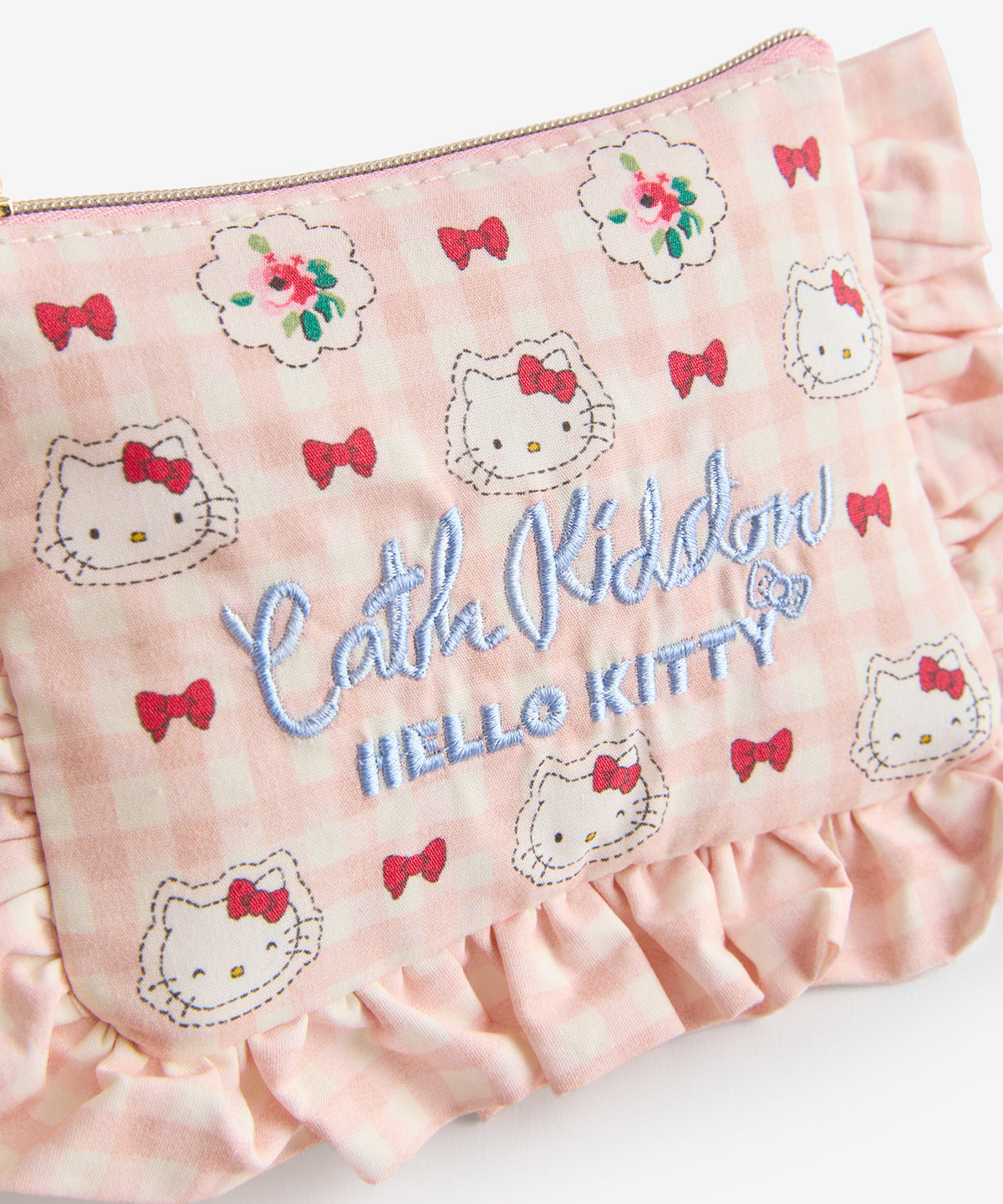 NE25（預購7月）【Hello Kitty】Cath Kidston London夢幻聯名 - 限量經典面紙包+吊飾組
