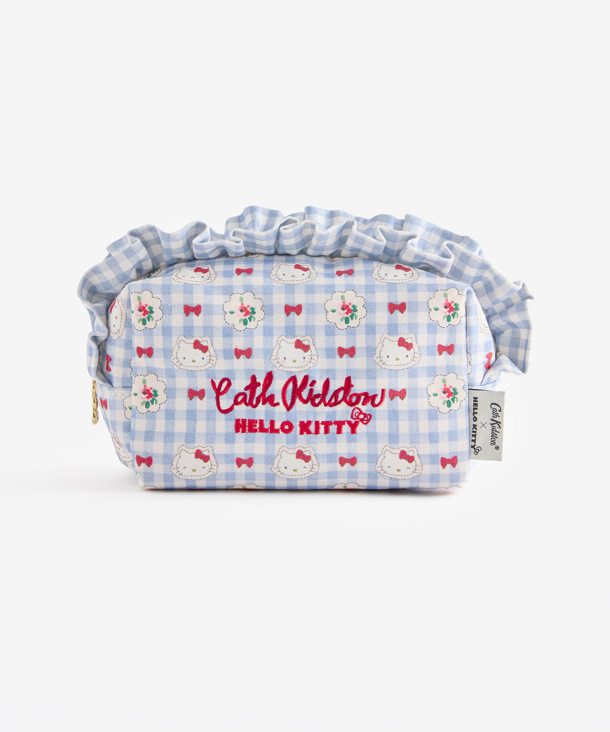 NE26（預購7月）【Hello Kitty】Cath Kidston London夢幻聯名 - 荷葉邊化妝包