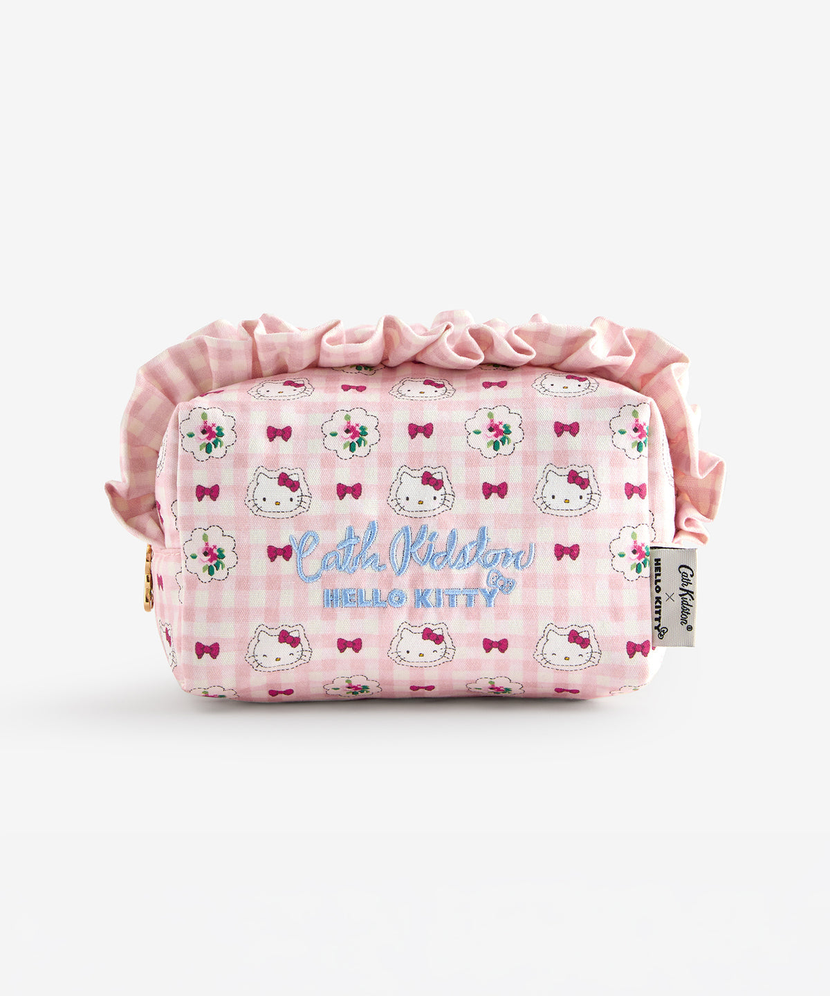 NE26（預購7月）【Hello Kitty】Cath Kidston London夢幻聯名 - 荷葉邊化妝包