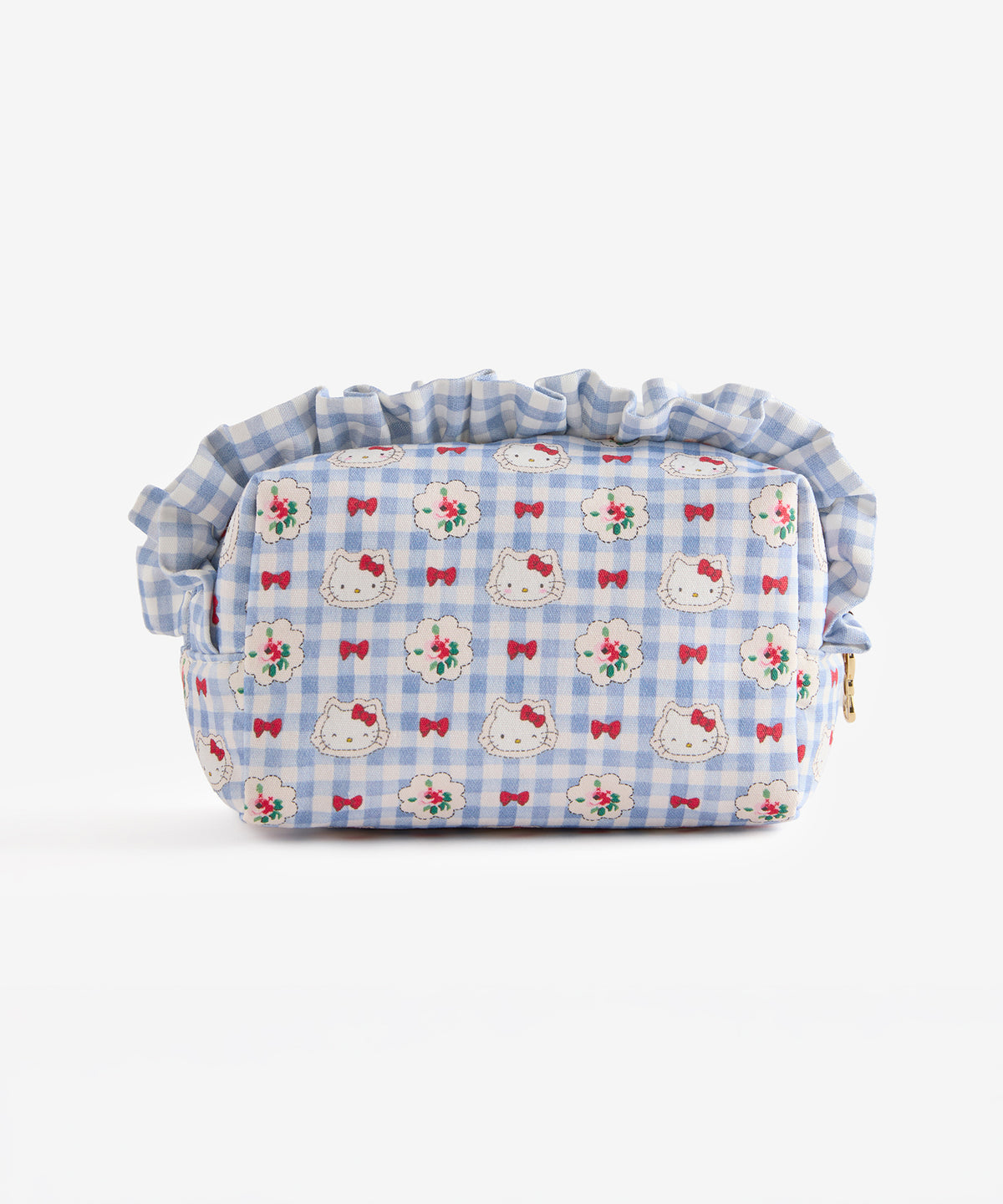 NE26（預購7月）【Hello Kitty】Cath Kidston London夢幻聯名 - 荷葉邊化妝包