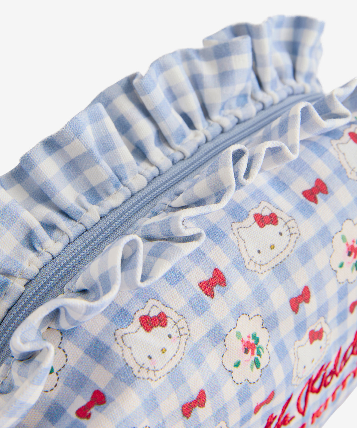 NE26（預購7月）【Hello Kitty】Cath Kidston London夢幻聯名 - 荷葉邊化妝包