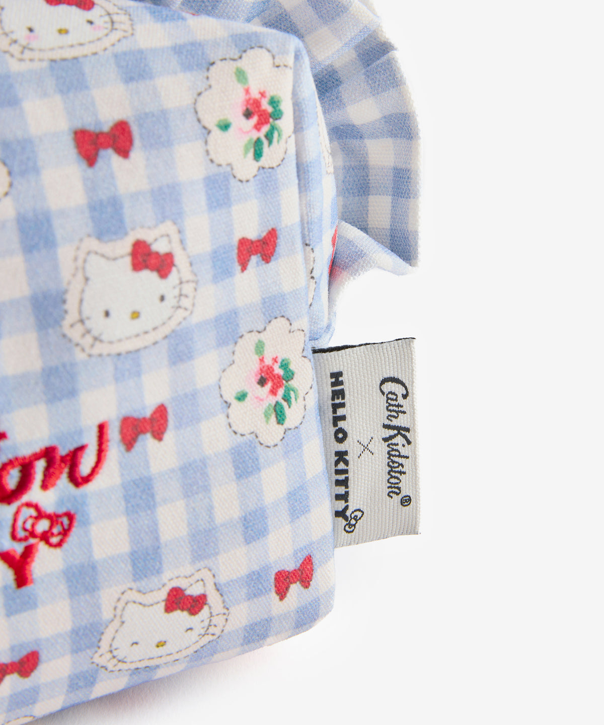 NE26（預購7月）【Hello Kitty】Cath Kidston London夢幻聯名 - 荷葉邊化妝包