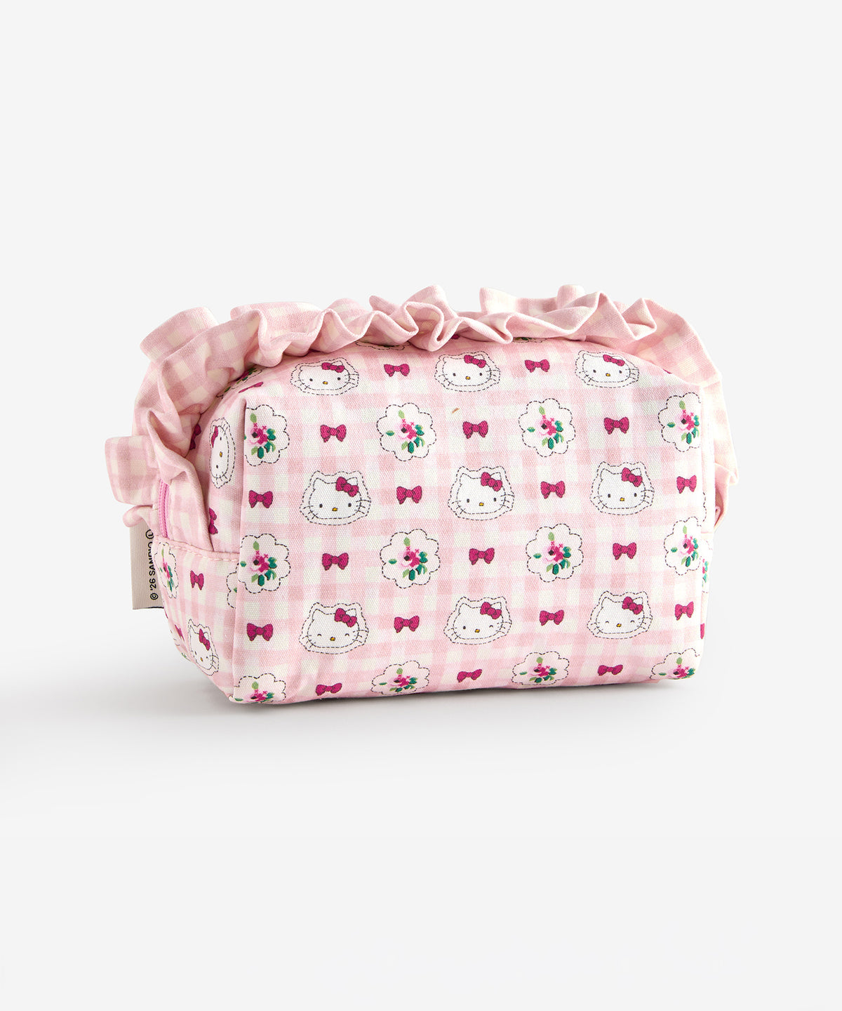 NE26（預購7月）【Hello Kitty】Cath Kidston London夢幻聯名 - 荷葉邊化妝包