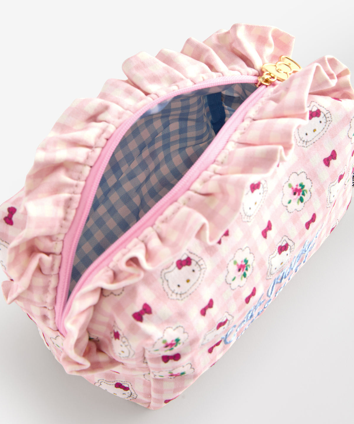 NE26（預購7月）【Hello Kitty】Cath Kidston London夢幻聯名 - 荷葉邊化妝包