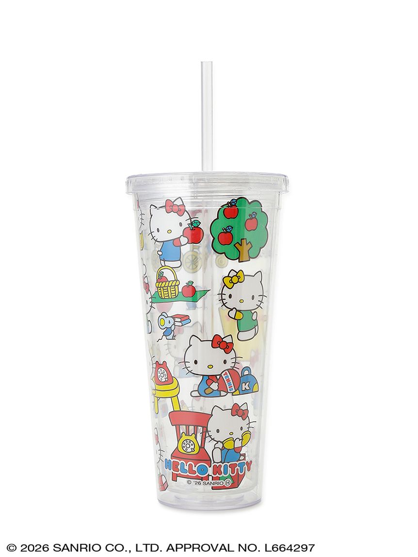 GP17 （台灣現貨）【Sanrio House】限量透明吸管塑膠杯