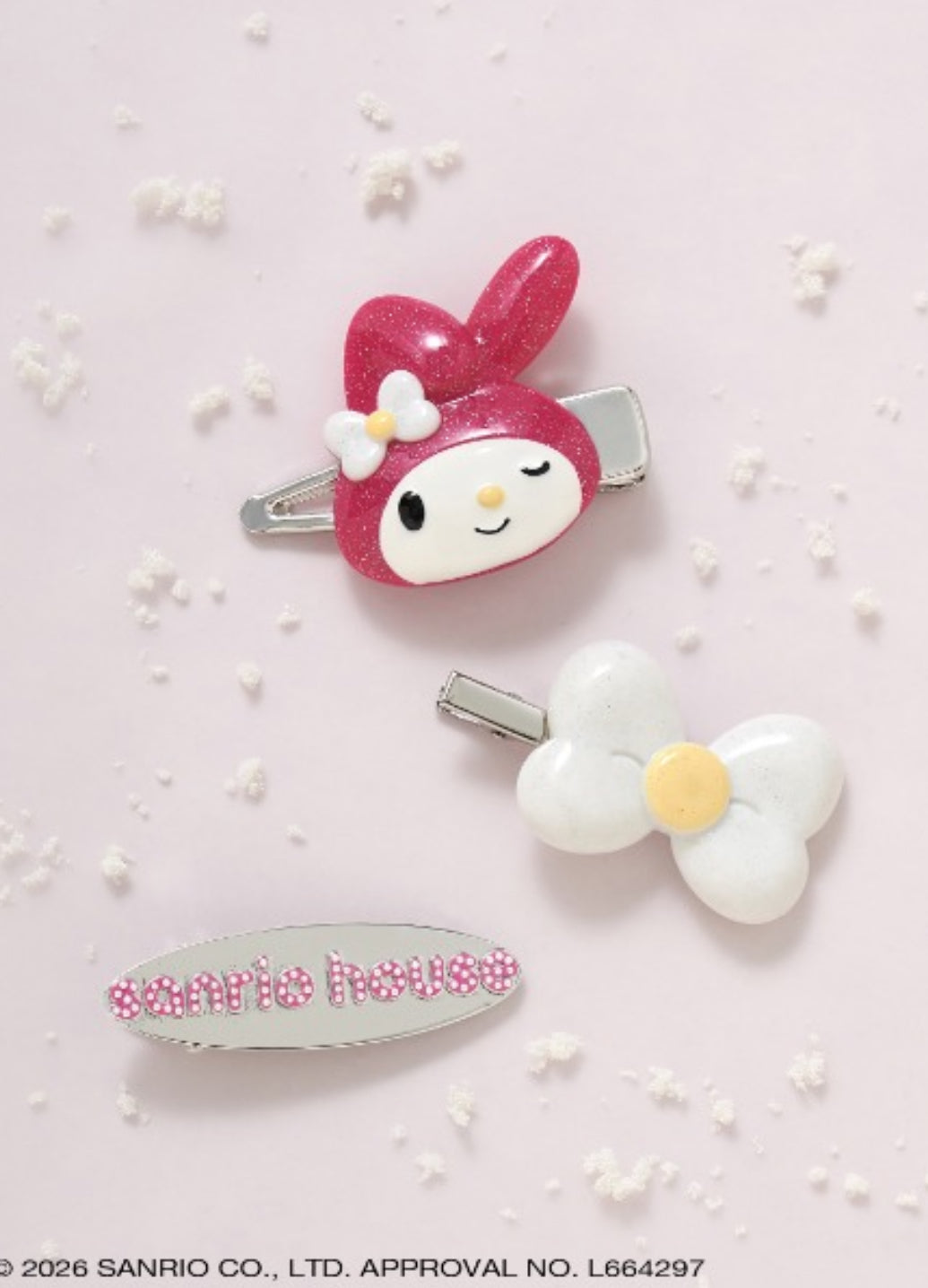 NE46【Hello Kitty】Sanrio house 質感髮夾組