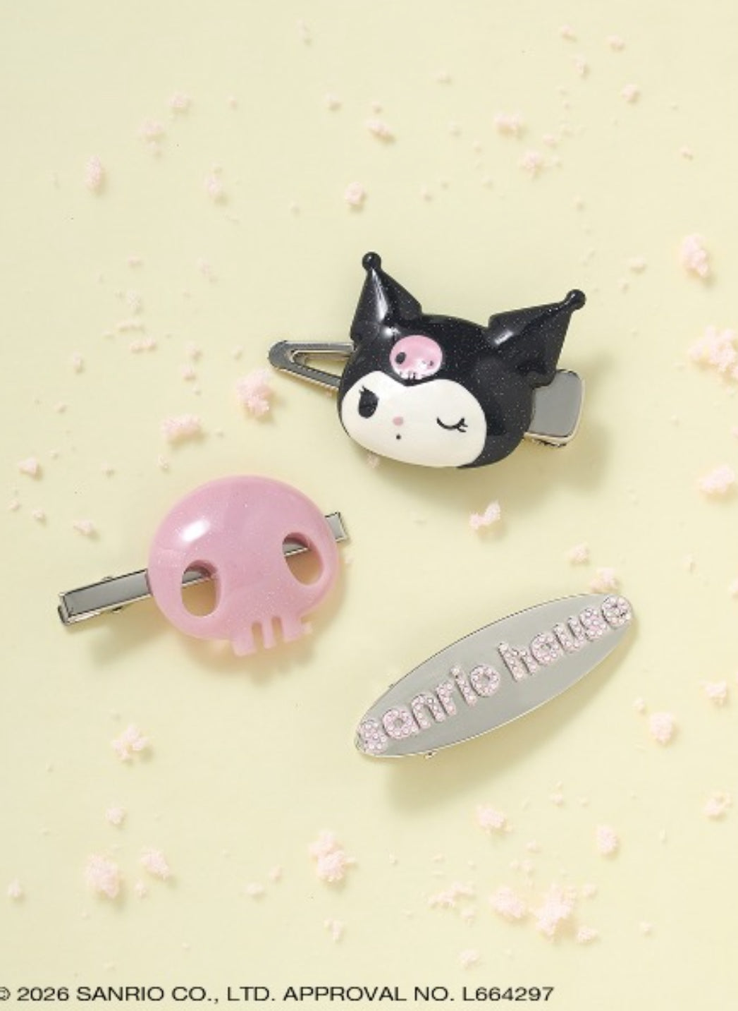 NE46【Hello Kitty】Sanrio house 質感髮夾組