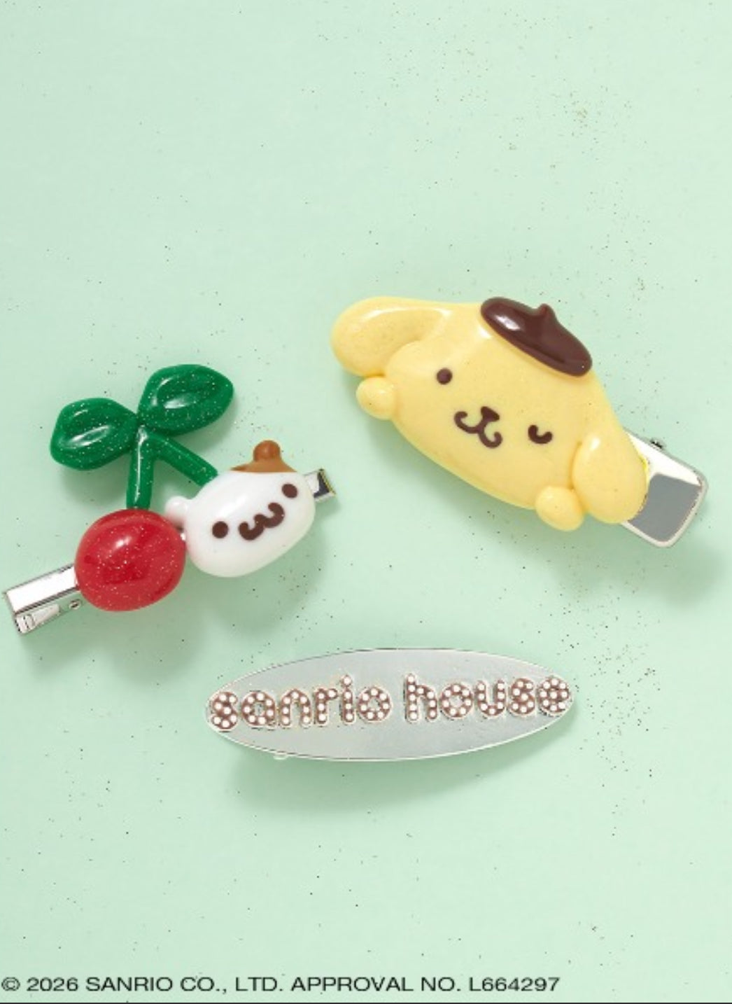 NE46【Hello Kitty】Sanrio house 質感髮夾組