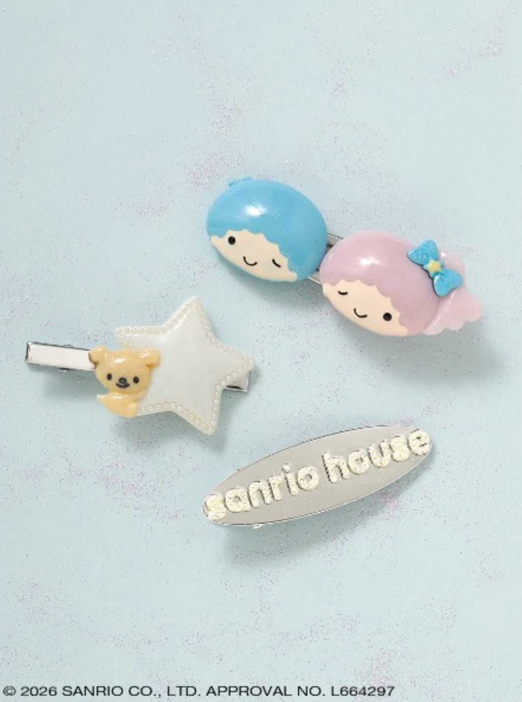 NE46【Hello Kitty】Sanrio house 質感髮夾組