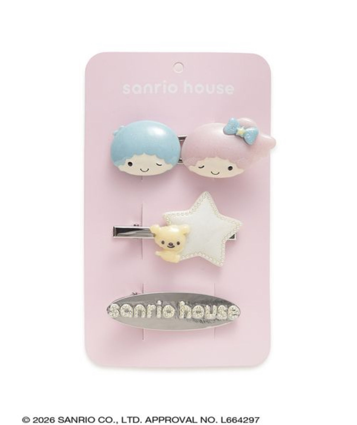 NE46【Hello Kitty】Sanrio house 質感髮夾組