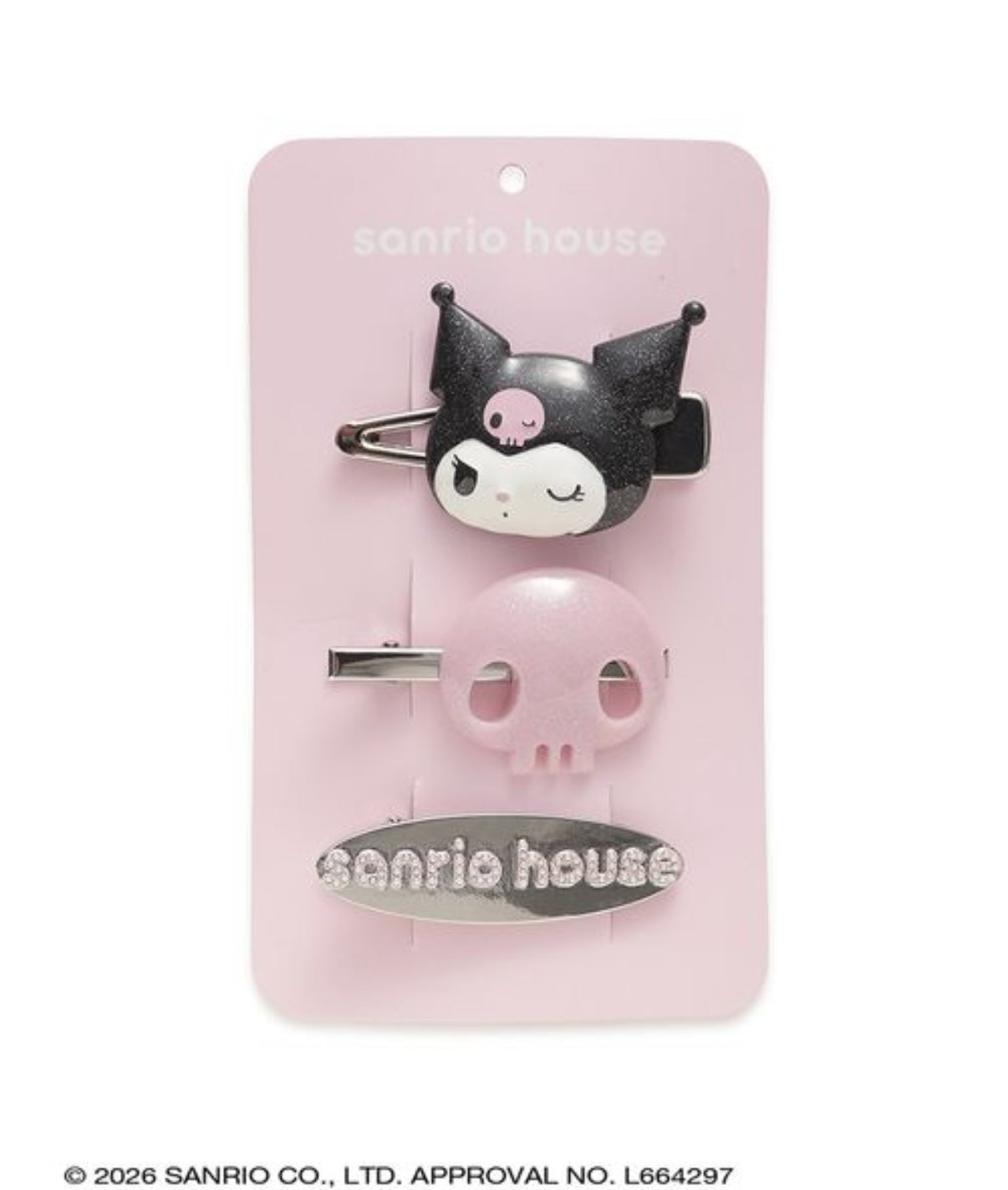 NE46【Hello Kitty】Sanrio house 質感髮夾組