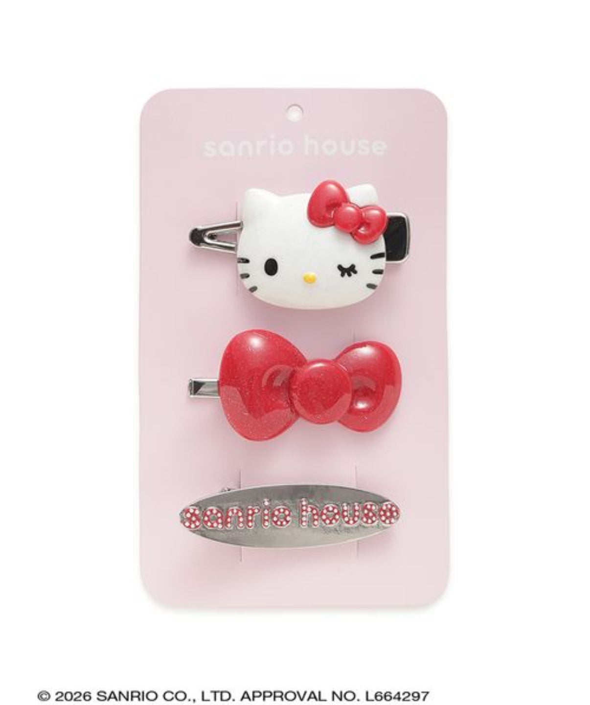 NE46【Hello Kitty】Sanrio house 質感髮夾組
