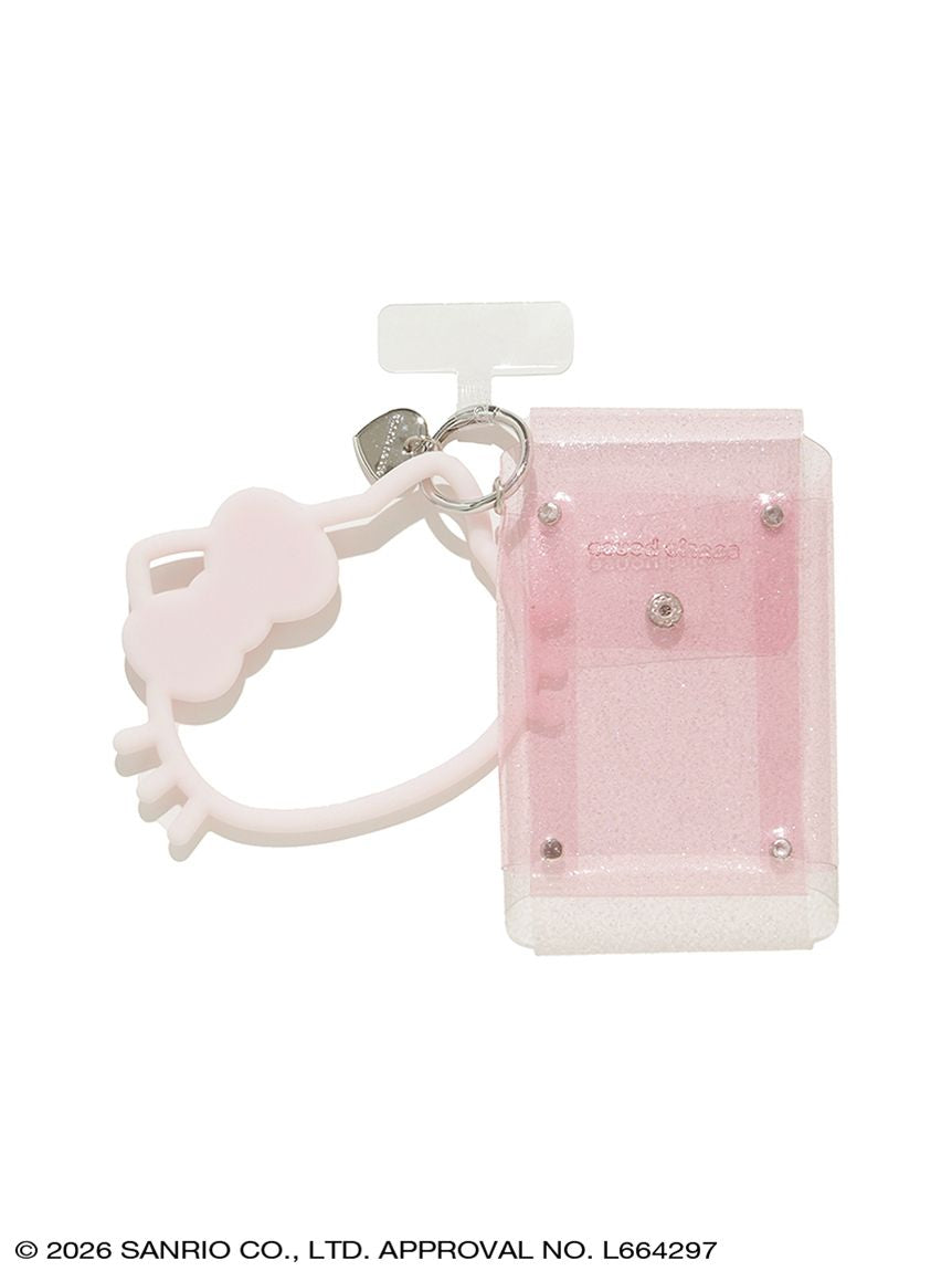 NV72【Hello Kitty】多巴胺色矽膠手機吊環+小包包套組