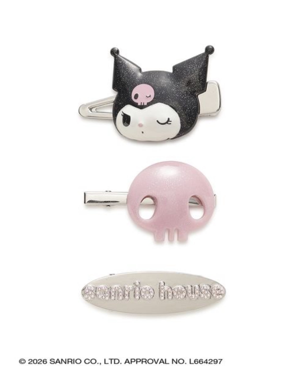 NE46【Hello Kitty】Sanrio house 質感髮夾組
