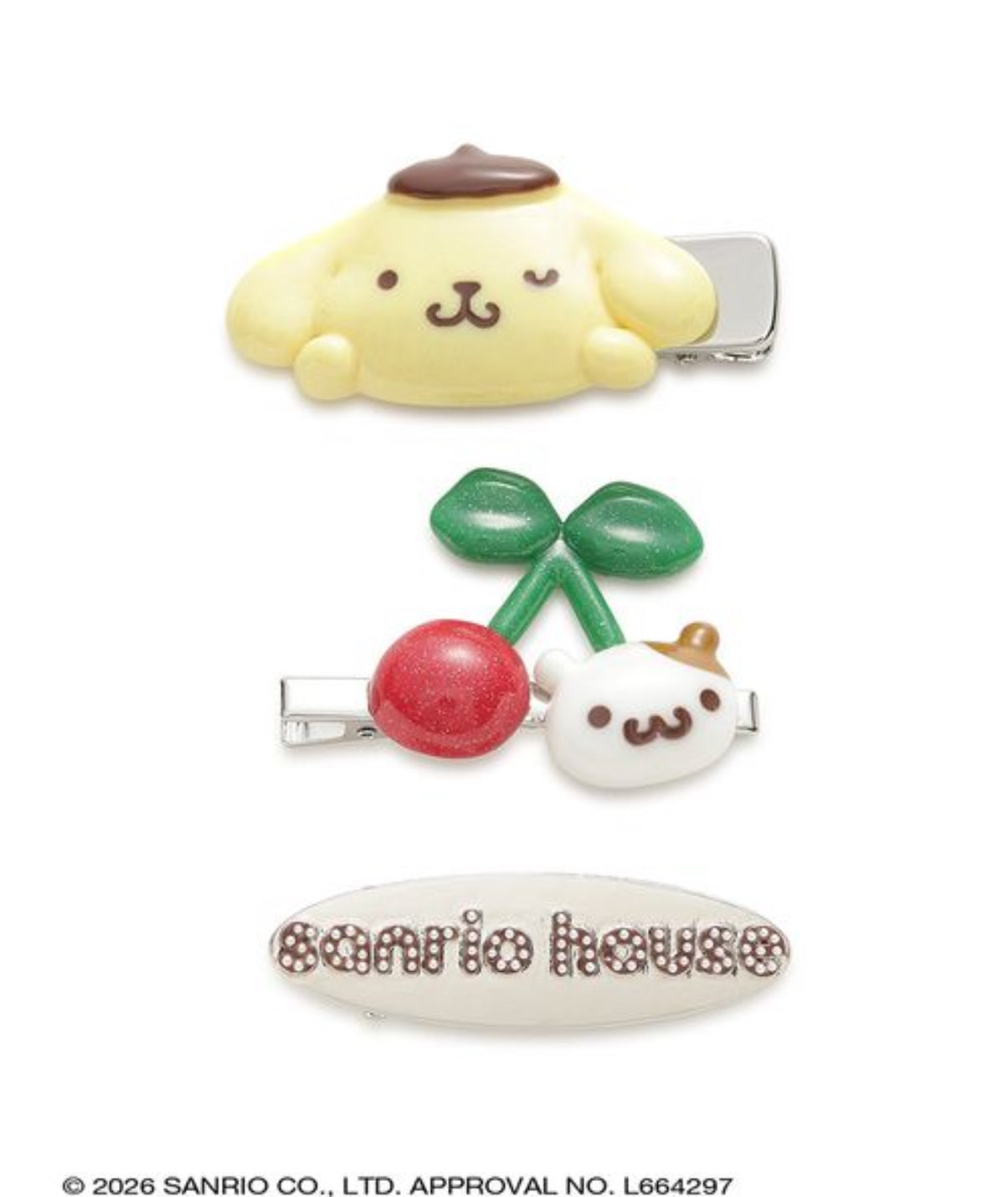 NE46【Hello Kitty】Sanrio house 質感髮夾組