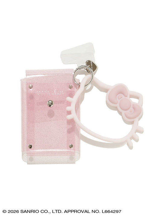 NV72【Hello Kitty】多巴胺色矽膠手機吊環+小包包套組