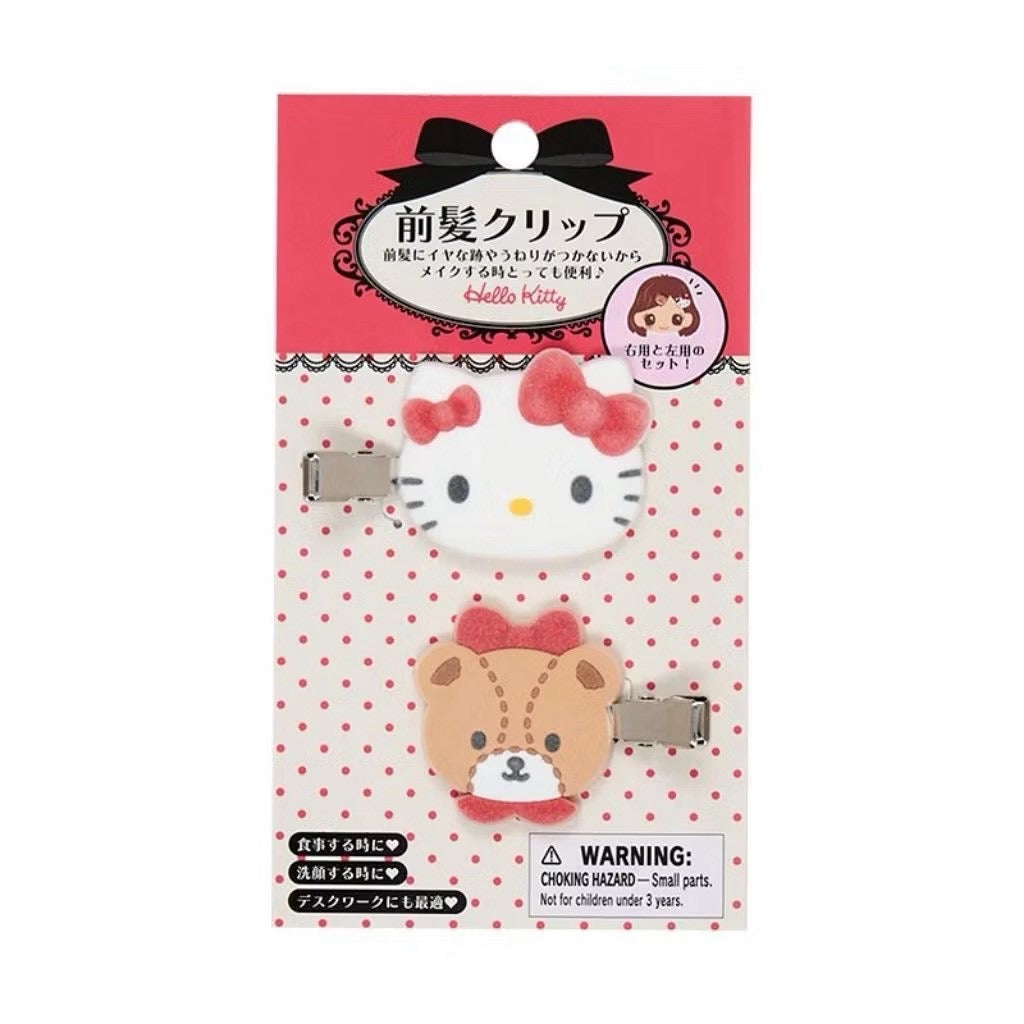 NV84  （台灣現貨）【Hello Kitty】霧面瀏海夾