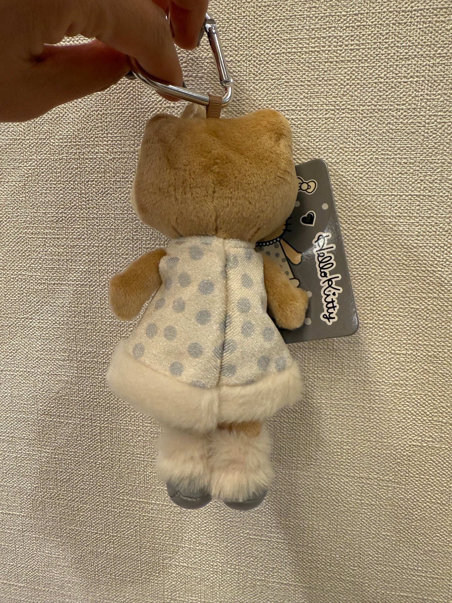 MZ03 （台灣現貨）【Hello Kitty】秋冬貴婦Kitty系列 - 白色點點裙