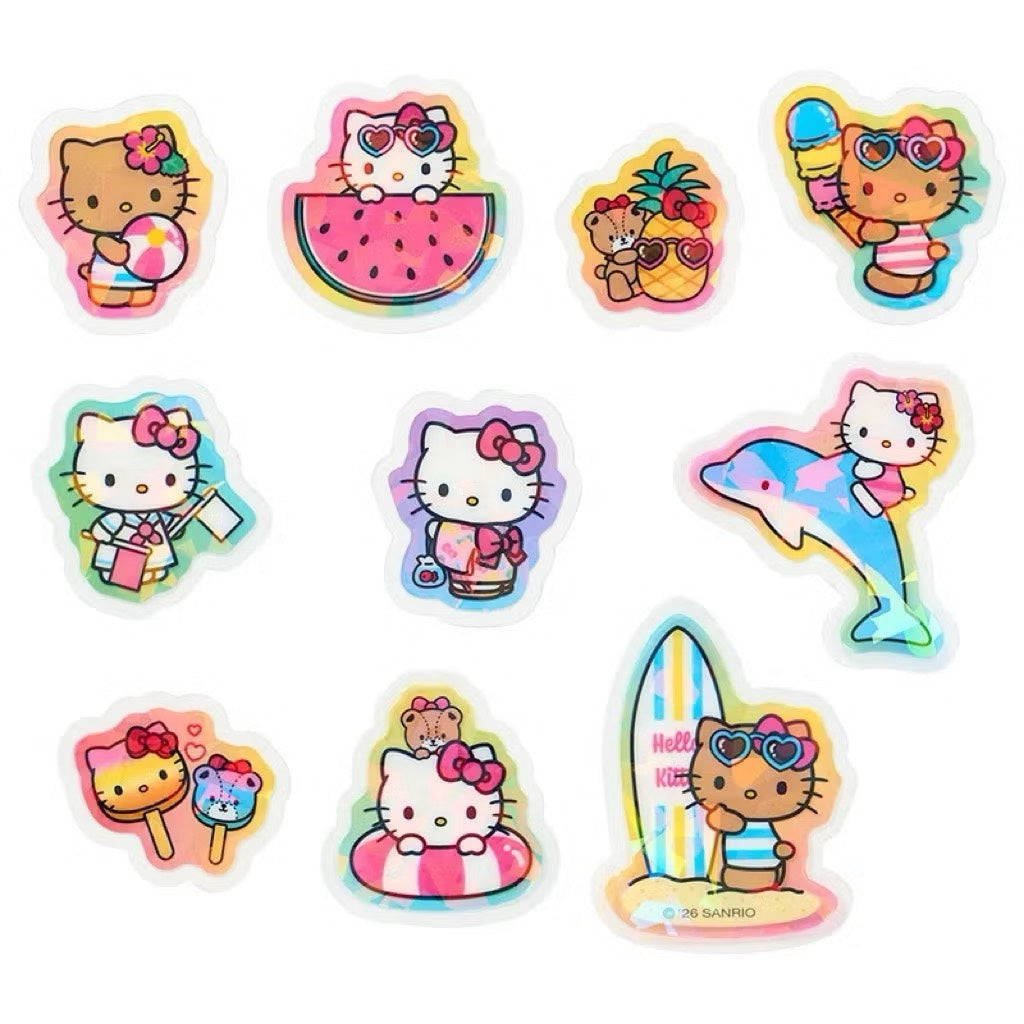 NE27（台灣現貨）【Hello Kitty】日本限定曬黑KT貼紙