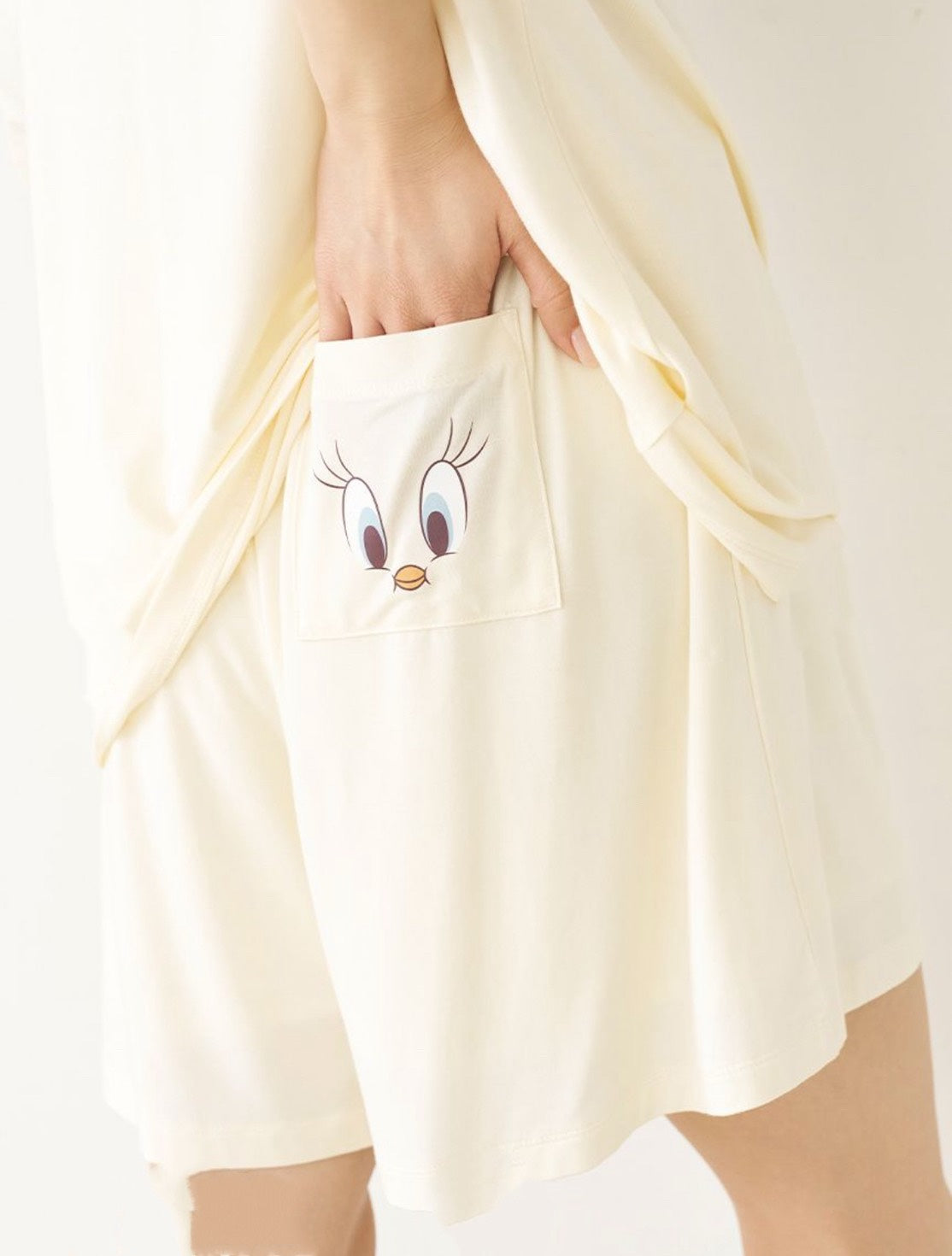 NE35 （台灣現貨）Tweety  x SNIDEL HOME 聯名 接觸冷感睡衣套裝