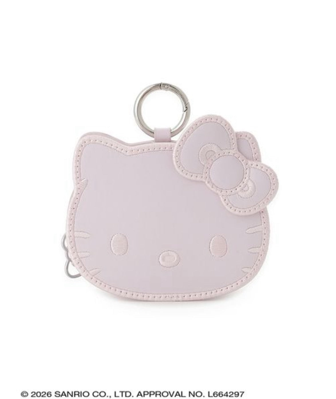 NE33【Hello Kitty】佘闆娘同款質感 Kitty臉皮革立體小包包